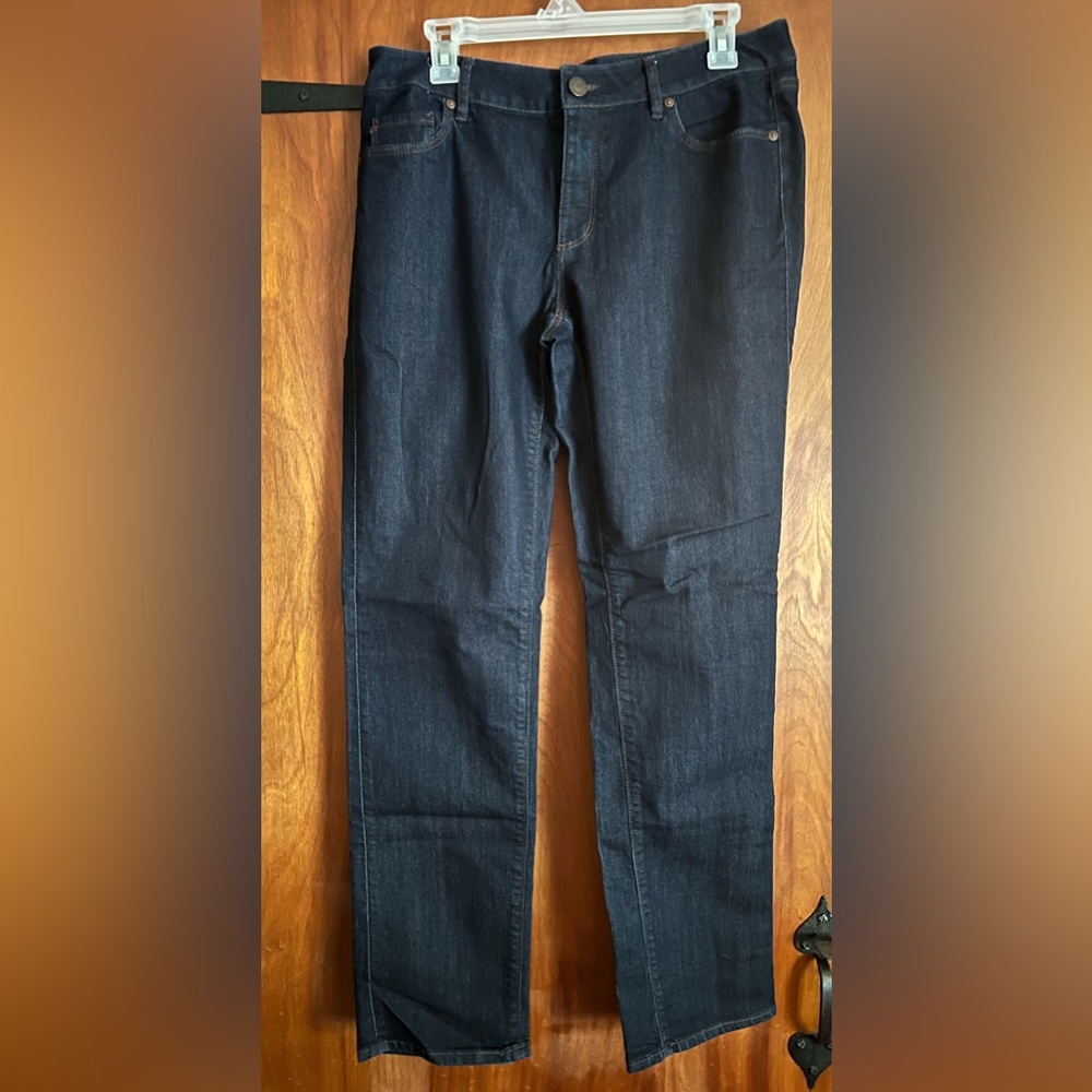 Jeans “curvy straight” Loft size 30 very dark blue